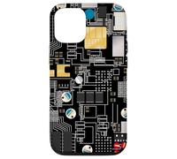 Circuit Board Pattern Motherboard Design for Tech Geeks Carcasa para iPhone 12/12 Pro