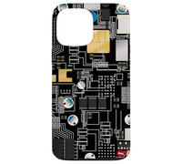 Circuit Board Pattern Motherboard Design for Tech Geeks Carcasa para iPhone 13 Pro MAX