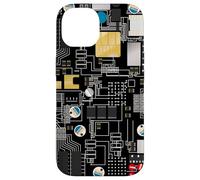 Circuit Board Pattern Motherboard Design for Tech Geeks Carcasa para iPhone 14