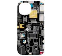 Circuit Board Pattern Motherboard Design for Tech Geeks Carcasa para iPhone 15