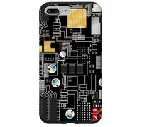 Circuit Board Pattern Motherboard Design for Tech Geeks Carcasa para iPhone 7 Plus/8 Plus