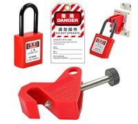 Circuit Breaker Lockout - Electric Air Switch, Universal Size with Padlock Hole, Resistant Nylon, Electrical Isolation Security, for Factory Worksite Power Panel Maintenance