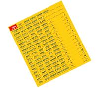 Circuit Breakers Labels, Waterproof Circuits Breaker Box Labeling Stickers, Removable Electrician Tagging Signs for Living Room, Yard, Shed, Barn, Basement, 16,5 x 18,5 x 0,1 cm