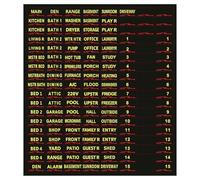 Circuit Breakers Labels, Waterproof Circuits Breaker Box Labeling Stickers, Removable Electrician Tagging Signs for Living Room, Yard, Shed, Barn, Basement, 16,5 x 18,5 x 0,1 cm