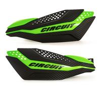 CIRCUIT Equipment PM038-2D7 - Paramanos para motocross, carbono/verde