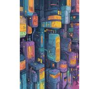 Circuit Towers: A Dot Grid Notebook for Sci-Fi Visionaries (6x9, 200 Pages): A Cyber-Dream Journal of Electric Cities and Neon Blueprints