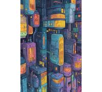 Circuit Towers: A Dot Grid Notebook for Sci-Fi Visionaries (6x9, 200 Pages): A Cyber-Dream Journal of Electric Cities and Neon Blueprints