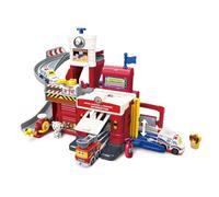 VTech Tut Tut Tut Bolides Serie Pro, Super Pumpers Interactive con Camión Suzie Alerta de Incendio, Circuito Coches, 4 Zonas Mágicas, Regalo para Niños de 2 años a 6 años - Contenido en Español