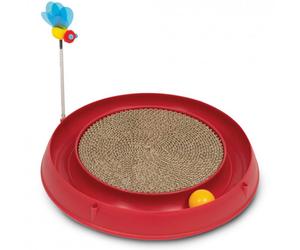 Circuito con rascador y pelota para gatos - Catit
