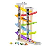 Circuito de carreras genérico para | con aparcamiento de 7 niveles juegos educativos,conjunto de pista rampa coche niño | para niños y niñas interior al aire libre casa escuela clase juegos jardín