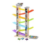 Circuito de carreras genérico para | Juguete de aprendizaje de madera de 7 niveles, juego de circuito de carreras con rampa para coches | para niños y niñas interior al aire libre casa jardín