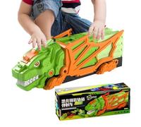 Circuito de Coches Dinosaurio Interactivo Flexible DIY Educativo | Playset De Pista Carreras Dinosaurios Para Chicos Preescolar Juego Interior Exterior Jardín Infancia Jardín Hogar Cumpleaños