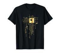 Circuito de la computadora CPU Core Chip Electronics Camiseta