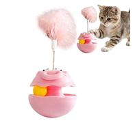 Circuito interactivo de bolas para gatos para juegos autónomos - Juguete de gato, enriquecimiento para felinos, ejercicio en interiores reduce el aburrimiento