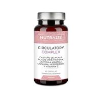 Circulación Complex 1330mg - Diosmina Hesperidina Vid Roja - Circulación Piernas Pesadas - Castaño Indias Centella Asiática Rusco Vitamina C - 60 Cápsulas Nutralie