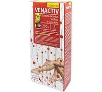 Circulación y Piernas Ligeras con Castaño de Indias, Centella Asiática y Vid Roja - Apoyo a Vasos Sanguíneos y Bienestar Circulatorio - Con Magnesio y Vitamina C - Sabor Arándano 250 ml - DietMed
