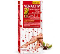 Circulación y Piernas Ligeras con Castaño de Indias, Centella Asiática y Vid Roja - Apoyo a Vasos Sanguíneos y Bienestar Circulatorio - Con Magnesio y Vitamina C - Sabor Arándano 250 ml - DietMed