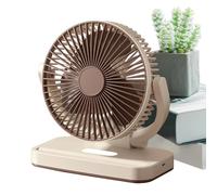 Circulador de aire, ventilador para circulación de aire | Escritorio recargable Ventilador silencioso de tráfico aéreo | Dispositivo de enfriamiento de rotación de 360 grados con