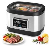 Circulador de inmersión Sous Vide, capacidad de 8 L, circulación de agua | Olla de cocción al vacío, calienta y circula agua, 40-90°C y 10 minutos-72 horas, filete o mariscos