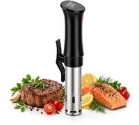 Circulador Sous Vide, hasta 23 L, 25-95°C, 1 minuto-100 horas | Circula agua para un calentamiento uniforme, inmersión de 6,5 a 14,5 cm, ollas y superficies de trabajo
