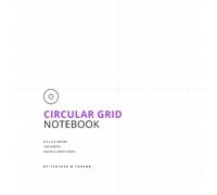 Circular Grid Paper Notebook, 8.5in. x 8.5in., 21.59cm x 21.59cm, 120 Sheets/240 Pages, White