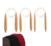 Circular Set 3Pcs Oversized | 15mm 20mm 25mm For Chunky Yarn Extra Large Circular | For Arm Blanket Scarf Sweater DIY Craft Tools