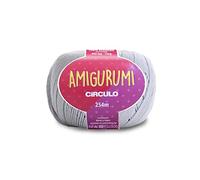 Circulo Amigurumi - Hilo 100 % algodón virgen brasileño mercerizado para tejer y hacer ganchillo, Soft Art, hilo de peso deportivo, 4.4 onzas, 278 yardas, color 8013 - Glacial