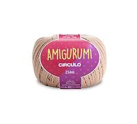 Circulo Amigurumi - Hilo de algodón 100% virgen, 125 g, 254 metros, color almendra