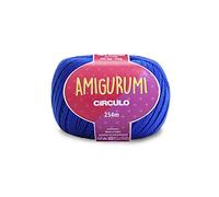 Circulo Amigurumi - Hilo de algodón 100% virgen, 125 g, 254 metros, color azul bola