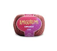 Circulo Amigurumi - Hilo de algodón 100% virgen, 125 g, 254 metros, color cacao