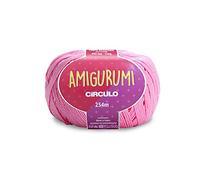 Circulo Amigurumi - Hilo de algodón 100% virgen, 125 g, 254 metros, color chicle