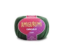 Circulo Amigurumi - Hilo de algodón 100% virgen, 125 g, 254 metros, color musgo