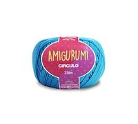 Circulo Amigurumi - Hilo de algodón 100% virgen, 125 g, 254 metros, color turquesa