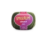 Circulo Amigurumi - Hilo de algodón 100% virgen, 125 g, 254 metros, color verde bosque