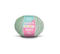 Circulo - Amigurumi Pelucia - Hilo especial de felpilla de terciopelo para amigurumis y manta, 144 yardas, peinado (5743 - Neo Mint)