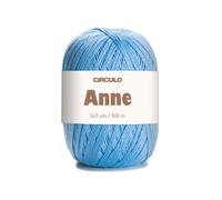 Circulo Anne 2137 - Ovillo de lana 100% algodón mercerizado, 147 g