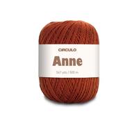 Circulo Anne 7529 - Ovillo de lana 100% algodón mercerizado, 147 g