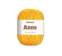 Circulo Anne 9368 - Ovillo de lana 100% algodón mercerizado, 147 g