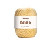 Circulo Anne Yarn 1317 - Hilo 100% algodón mercerizado, 147 g