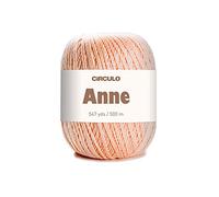 Circulo Anne Yarn 3301 - Hilo 100% algodón mercerizado, 147 g