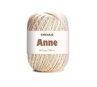 Circulo Anne Yarn 7684 - Hilo 100% algodón mercerizado, 147 g