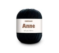 Circulo Anne Yarn 8990 - Hilo 100% algodón mercerizado, 147 g