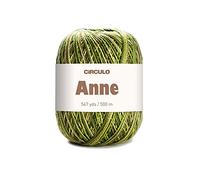 Circulo Anne Yarn 9392 - Hilo 100% algodón mercerizado, 147 g