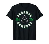 Círculo con el Logotipo de Aquaman, King of Atlantis, Hero of The Seas Camiseta