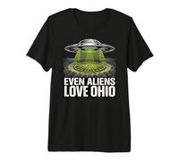 Círculo de Cosecha OVNI secuestro de Ohio Camiseta Premium