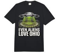 Círculo de Cosecha OVNI secuestro de Ohio Comfort Colors Adult Heavyweight T-Shirt