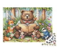 Círculo de Cuentos de Osos Rompecabezas Imposible,desafío for Adults Oso Pardo Juego Educativo 1000 Piezas Obra De Arte De Juego De para Adultos Y Niños 38x26cm/1000pcs