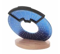 Círculo de Quintas para Guitarra Rmt-a11 Azul Base | Metal, Madera y Tela, Solución Portátil para Talleres y Exteriores, Teoría Musical Creativa