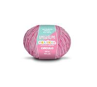 Circulo - Hilo Amigurumi Pelucia, hilo de felpilla de terciopelo especial para amigurumis y manta, 144 yardas, peinado (3182 - Pitaya)