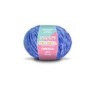 Circulo - Hilo Amigurumi Pelucia, hilo de felpilla de terciopelo especial para amigurumis y manta, 144 yardas, peinado (2829 - Azul bola)